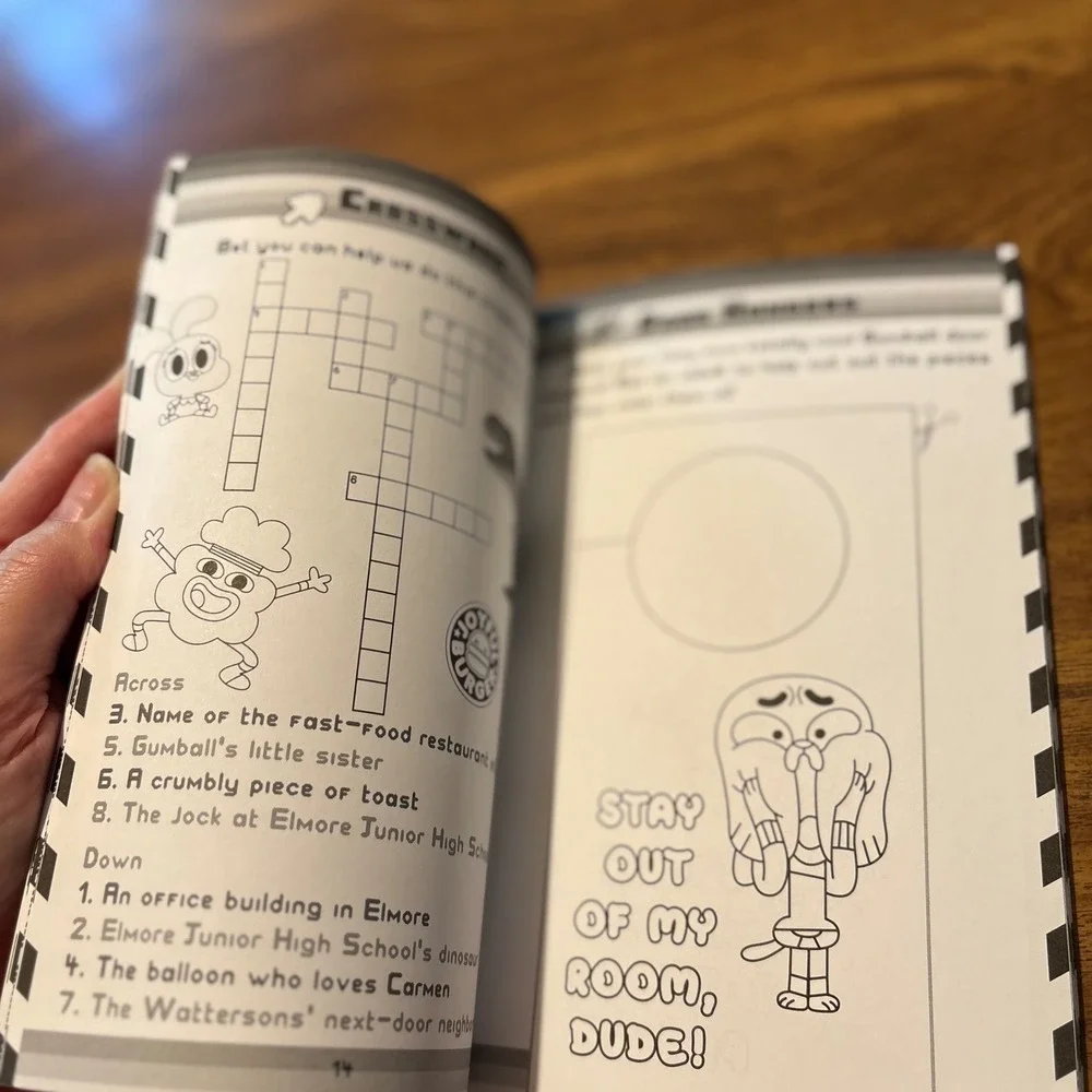 Amazing World of Gumball Totally Top Secret Quiz Activity Book Cartoon Network